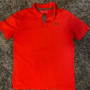 boys under armour polo